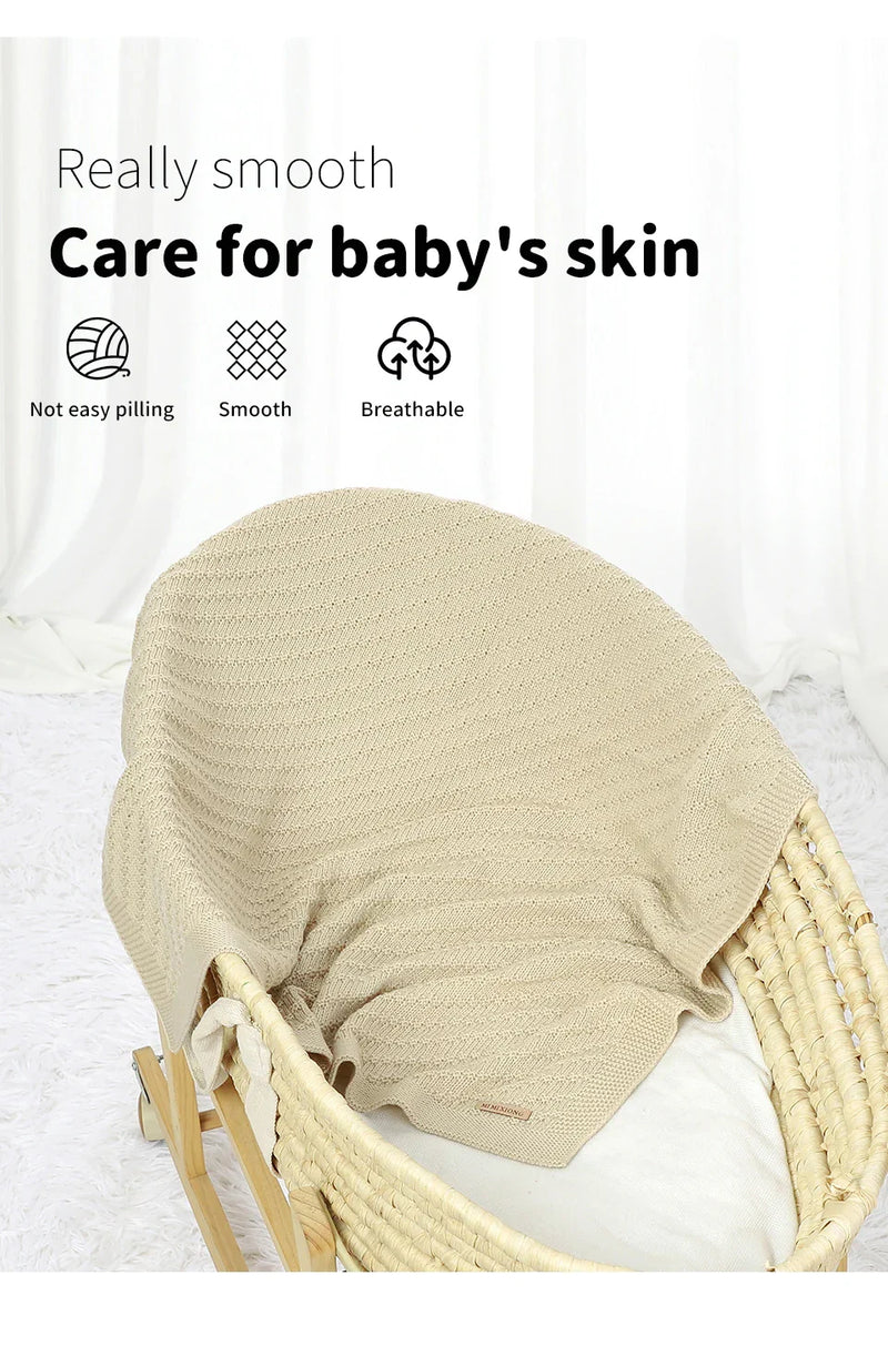 90×70cm newborn baby blanket