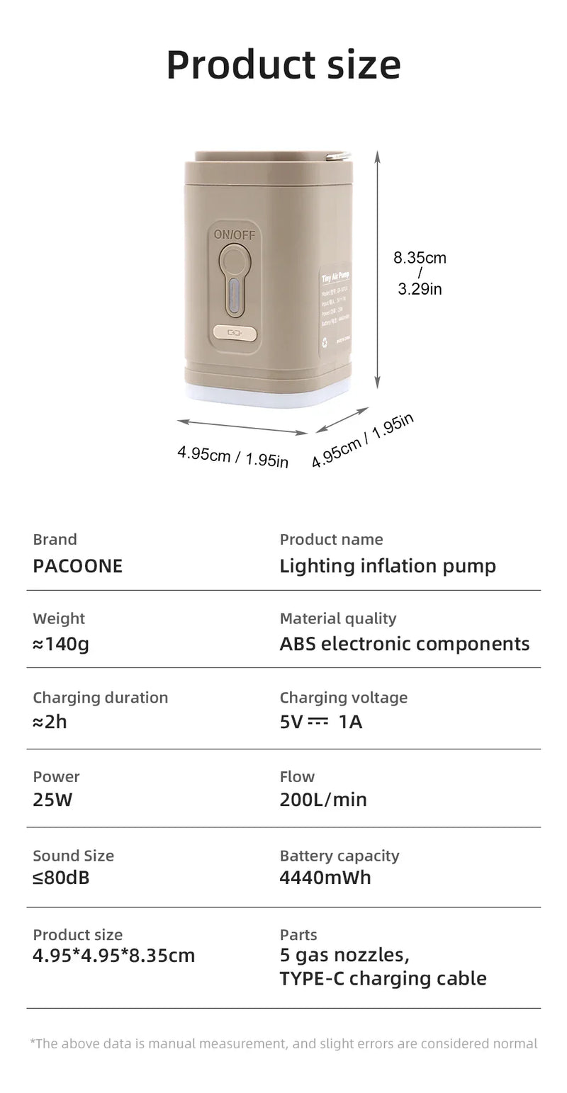 Blossom Mattress Air Pump