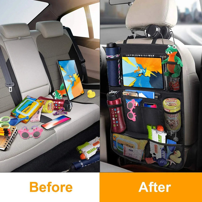Car Seat Back Storage Bag – Large Capacity, Portable Organizer