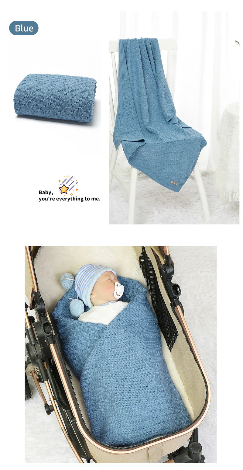 90×70cm newborn baby blanket