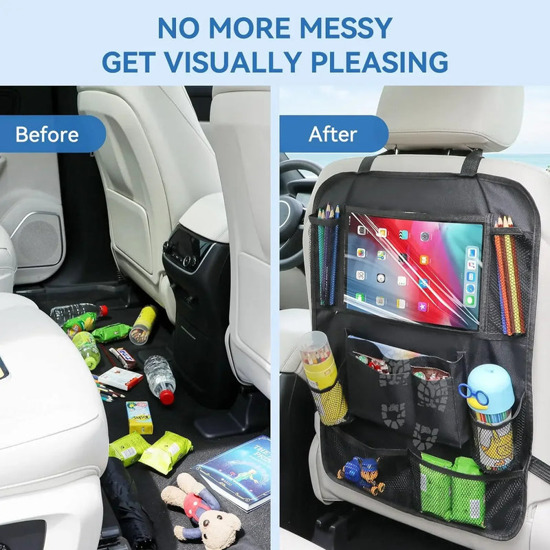 Car Seat Back Storage Bag – Large Capacity, Portable Organizer