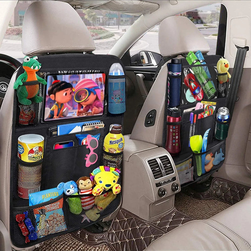 Car Seat Back Storage Bag – Large Capacity, Portable Organizer