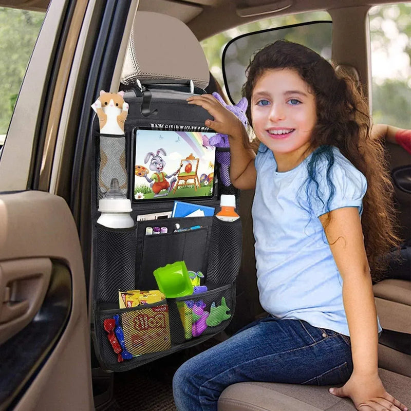 Car Seat Back Storage Bag – Large Capacity, Portable Organizer