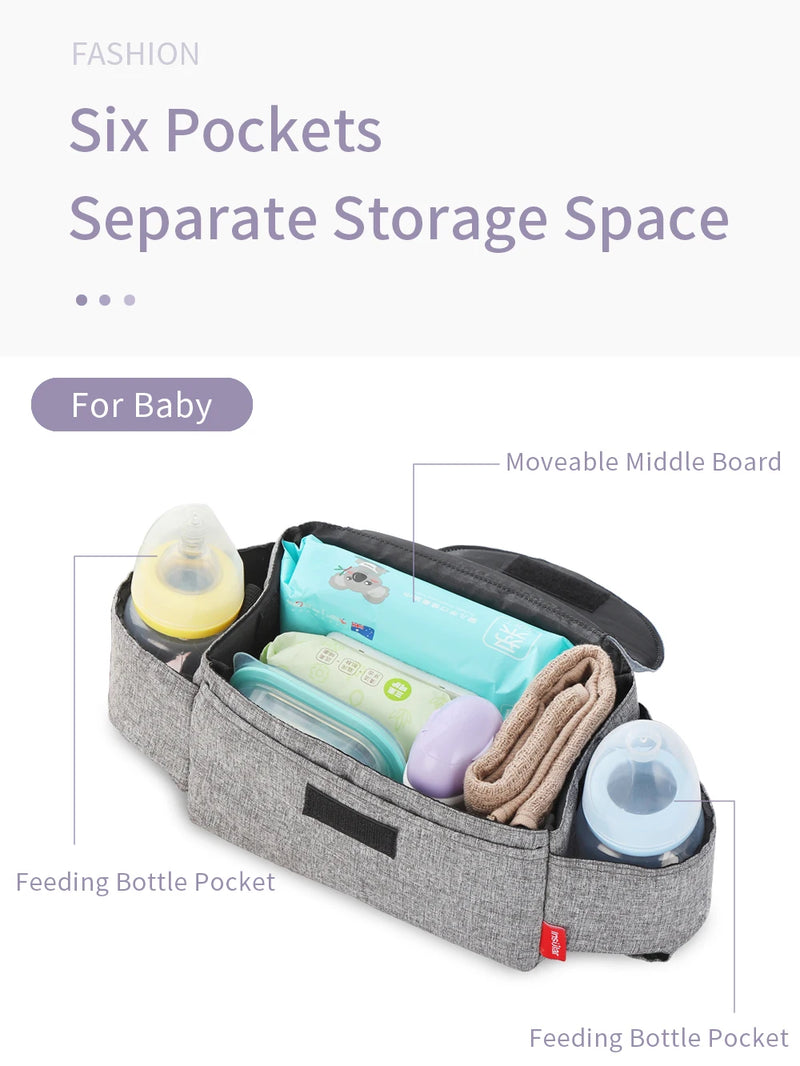 Insulated Diaper & Bottle Bag – Mummy Organizer On the Go
