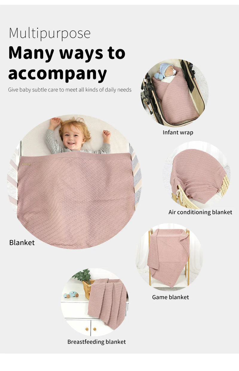 90×70cm newborn baby blanket