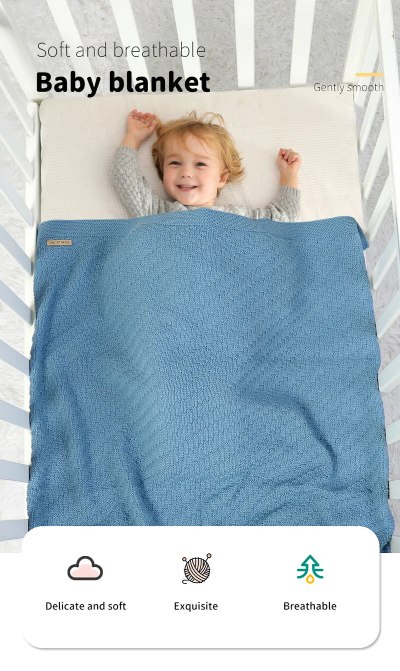 90×70cm newborn baby blanket
