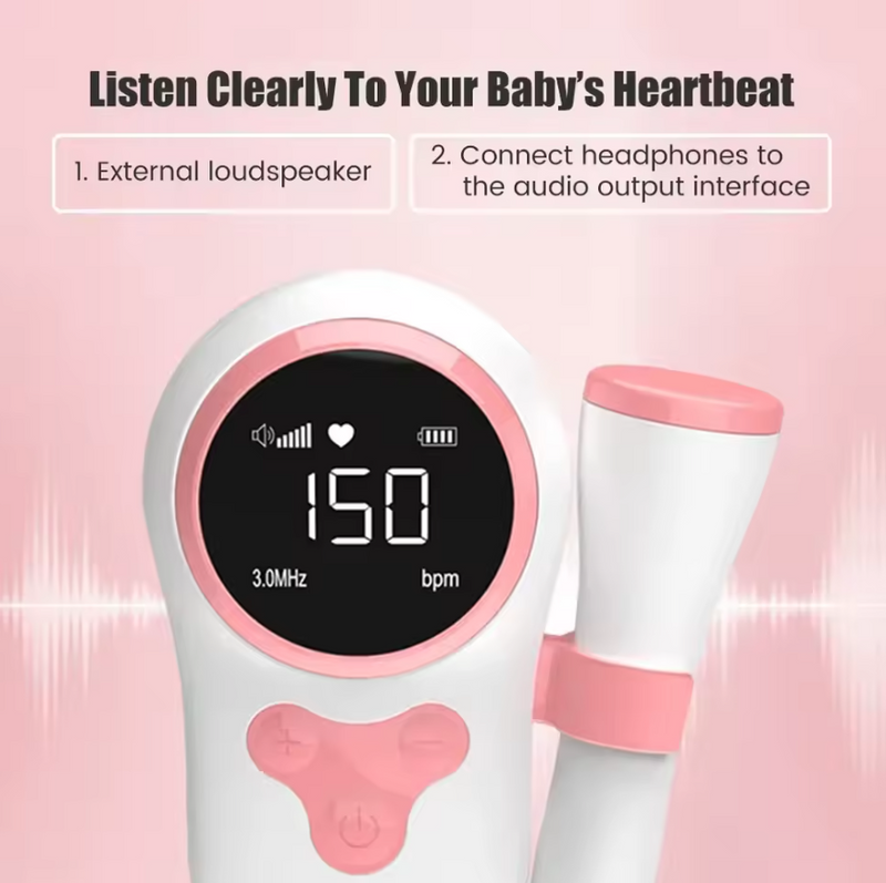 Bloom Fetal Doppler – Baby Heart Rate Monitor 3.0MHz