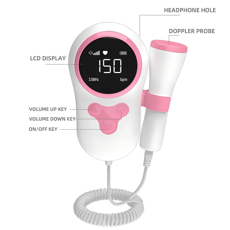 Bloom Fetal Doppler – Baby Heart Rate Monitor 3.0MHz